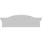 Ekena Millwork Eyebrow Architectural Grade PVC Pediment, 32"W x 10-1/2"H x 2-3/4"P PEDP032X105EYE00 - alternate 3